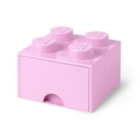 LEGO® Brick 4 Opbergbox Met Lade - Roze - thumbnail