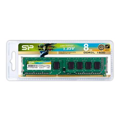Silicon Power SP008GLLTU160N02 geheugenmodule 8 GB 1 x 8 GB DDR3L 1600 MHz