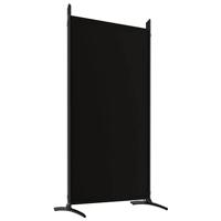 Kamerscherm met 6 panelen 520x180 cm stof zwart - thumbnail