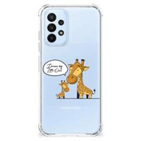 Samsung Galaxy A23 Stevig | Bumper Hoesje | Giraffe - thumbnail