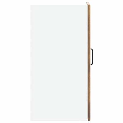 Keukenwandkast Kalmar bewerkt hout gerookt eikenkleurig Keukenwandkast Kalmar bewerkt hout gerookt eikenkleurig