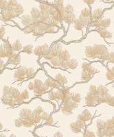 Dutch Wallcoverings Wall Fabric/Bs1 Pine Tree Cream - Creme - thumbnail