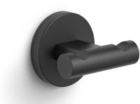 Zack Scala Handdoekhouder dubbel zwart - thumbnail