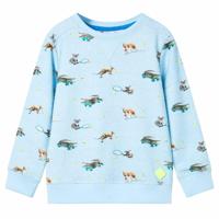 VidaXL Kindertrui 104 gemêleerd lichtblauw - thumbnail