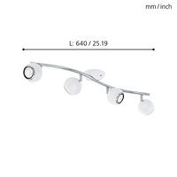Eglo Led plafondspotBimeda led 4-lichts wit - 31004 - thumbnail