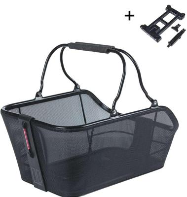 Basil Mand achterop cento tech fiber zwart (mik) Basil Mand achterop cento tech fiber zwart (mik)