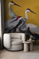 Komar Flair Fotobehang Yellow Cranes - FLX4-053 - thumbnail