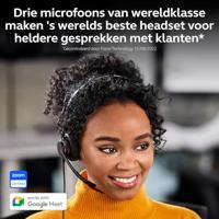 Jabra Engage 50 II On Ear headset Kabel Mono Zwart Noise Cancelling, Ruisonderdrukking (microfoon) Headset, Volumeregeling, Microfoon uitschakelbaar (mute), - thumbnail