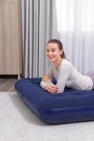 Opblaasbaar kampeermatras - BESTWAY - 2 plaatsen - 191x137x22 cm met externe Powertouch elektrische pomp - thumbnail