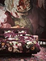 Essenza Fleur burgundy dekbedovertrek - thumbnail