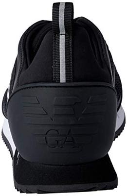 Emporio Armani EA7 Black & White Sneakers Heren Zwart - Maat 43 1/3 - Kleur: Zwart | Soccerfanshop