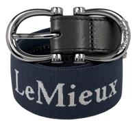 LeMieux Elasticated Riem donkerblauw maat:m - thumbnail