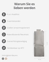 Duux Mellow Long Chair Pad (40 x 110) Elektrische deken Grijs - thumbnail