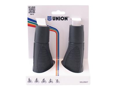 Union Marwi gp-03 fiets handvat set, 138/138mm, zwart