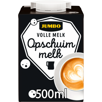 Jumbo Volle Melk Opschuim Melk 500ML
