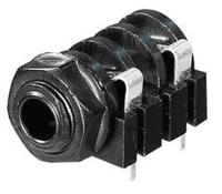 Rean AV NYS2162 Jackplug 6,35 mm Bus Aantal polen: 3 1 stuk(s) - thumbnail