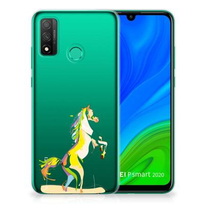 Huawei P Smart 2020 Telefoonhoesje met Naam Horse Color Huawei P Smart 2020 Telefoonhoesje met Naam Horse Color