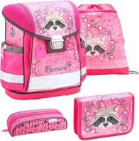 Belmil schoolspullenset wasbeer 19 liter polyester roze - thumbnail