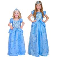 Prinses-Fee blauw kostuum - thumbnail