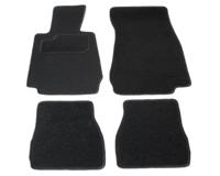 Automatten op maat - zwart stof - BMW 3-serie E30 cabriolet 1985-1994 - thumbnail