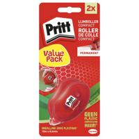 Lijmroller Pritt Compact permanent 2e halve prijs op blister | 10 stuks - thumbnail