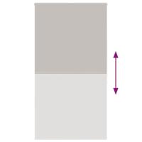 Doucherolgordijn 130x240 cm stofbreedte 126 cm - thumbnail