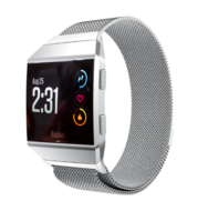 Fitbit Ionic Milanese bandje - Maat: Small - Zilver Fitbit Ionic Milanese bandje - Maat: Small - Zilver