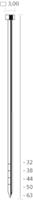 Union nagel schuin 21gr.RVS NA 50mm (2500st) - thumbnail