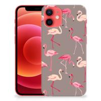 iPhone 12 Mini | TPU Hoesje | Flamingo - thumbnail