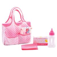 John Toys Baby rose luiertas met accessoires - thumbnail