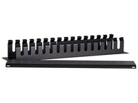 DSI 2U 19 inch metalen kabelgoot met schuifbedekking - DS-1902-2U kabelkanaal - thumbnail