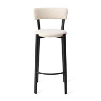 Jesper Home Barkruk 'Obu' Bouclé, kleur Icing on the Cake (zithoogte 75cm) - thumbnail