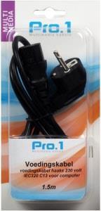 Enzo Pro-1 Voedingskabel 230 volt voor computer 1,5 meter - 9278500 Enzo Pro-1 Voedingskabel 230 volt voor computer 1,5 meter - 9278500
