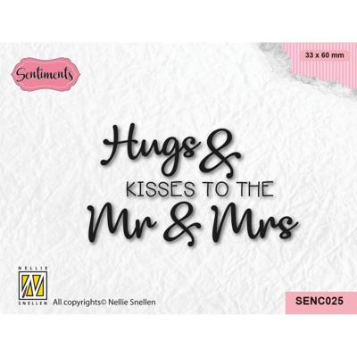 Nellie's Choice • clear stamp hugs & kisses