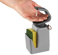 Metaltex Soap-Tex Zeepdispenser 11x8x22 cm Grijs - thumbnail