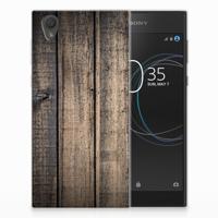 Sony Xperia L1 Bumper Hoesje Steigerhout - thumbnail