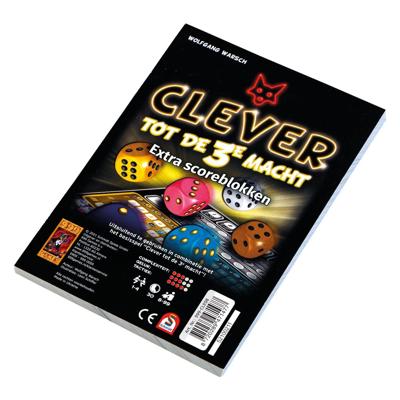 Clever tot de 3e macht Scoreblokken