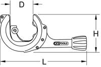 KS TOOLS Ks-tools pijpsnijder pipe cutter ks - thumbnail