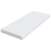 Matraspads Wit 70 x 200 cm 100% polyester jacquard stof - thumbnail