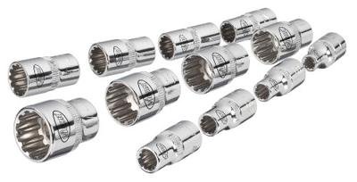 Vigor V1897 Dopsleutelinzetset 1/4 (6.3 mm) 17-delig Vigor V1897 Dopsleutelinzetset 1/4 (6.3 mm) 17-delig