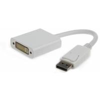 DisplayPort M - DVI F adapterkabel 10 cm wit - thumbnail