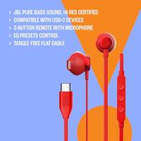 JBL Tune 305C Oordopjes Rood - thumbnail