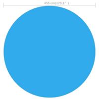 Solar zwembadfolie drijvend rond 455 cm PE blauw - thumbnail