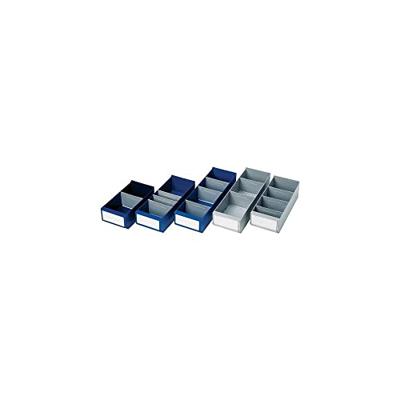 LA-KA-PE Stellingbak | L400xB160xH100/112mm | grijs PK | 15 stuks - MB 400-160 GRAU MB 400-160 GRAU