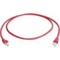 Telegärtner 100009123 RJ45 Netwerkkabel, patchkabel CAT 6A S/FTP 20.00 m Rood Vlambestendig, Halogeenvrij, UL gecertificeerd 1 stuk(s) - thumbnail