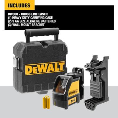 DeWalt DW088CG Kruislijnlaser Groen 30m - DW088CG-XJ - thumbnail