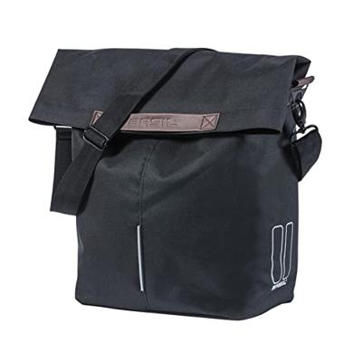 Basil city shopper - fietsshopper zwart 14-16l - thumbnail