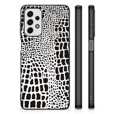 Samsung Galaxy A23 Dierenprint Telefoonhoesje Slangenprint Samsung Galaxy A23 Dierenprint Telefoonhoesje Slangenprint
