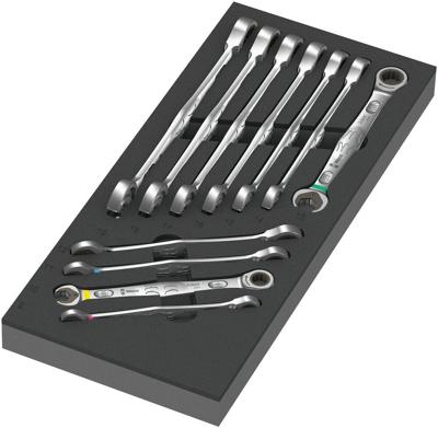 Wera 05150120001 Joker Steek-ringratelsleutelset 11-delig Sleutelbreedte (metrisch) 8 - 19 mm