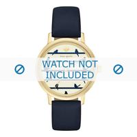 Horlogeband Kate Spade New York KSW1022 Leder Zwart 16mm - thumbnail